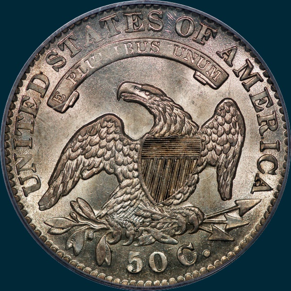 1832 O-109 capped bust half dollar