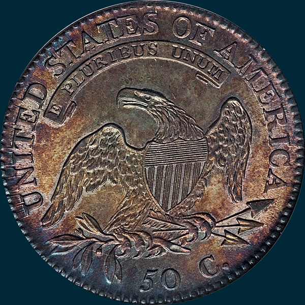 1817, O-111, Capped Bust, Half Dollar
