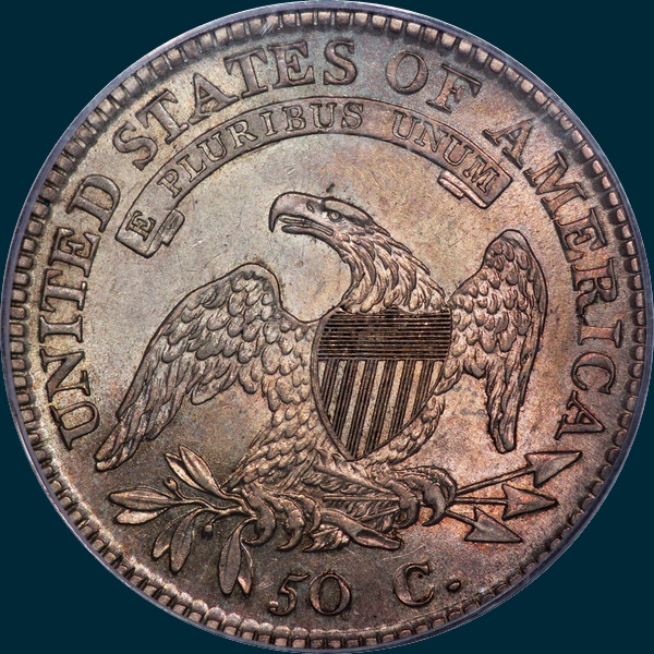 1812 o-104, capped bust half dollar