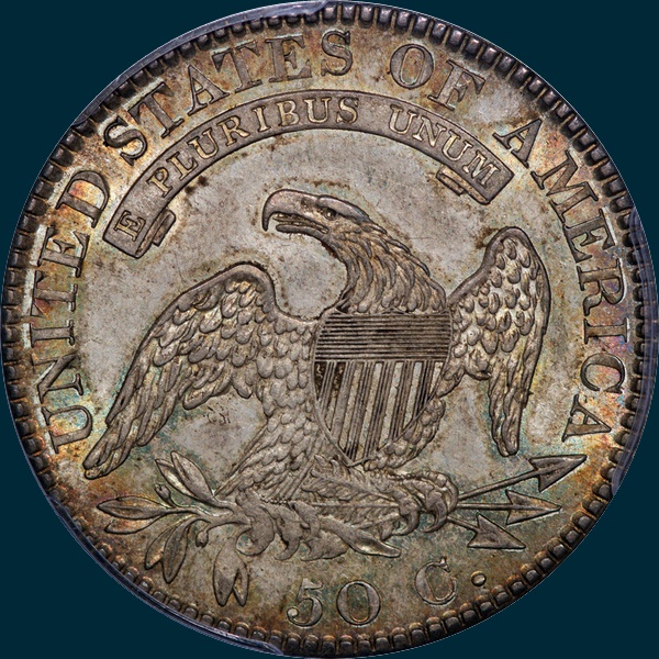 1821 O-101 Capped Bust half dollar